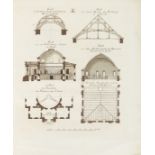 Gilly, David Ueber Erfindung, Construction und Vortheile der Bohlen-Dächer mit besonderer