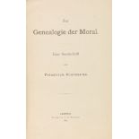 Nietzsche, Friedrich Zur Genealogie der Moral. Eine Streitschrift. Leipzig, Naumann 1887. Eines