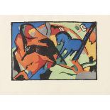 Der Blaue Reiter Herausgegeben von W. Kandinsky und F. Marc. München, R. Piper 1914. Eine der großen