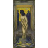 Franz von Stuck 1863 Tettenweis - 1928 München Susanna im Bade. Um 1913. Öl auf Leinwand, auf Holz