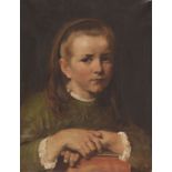 Jakob Grünenwald 1821 Bünzwangen - 1896 Stuttgart Mädchenporträt (Agnes, die Tochter des