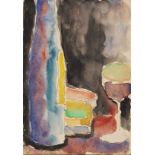 Alexej von Jawlensky 1864 Torschok - 1941 Wiesbaden Stilleben mit Glas und Flasche. 1926.