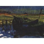 Emil Nolde 1867 Nolde/Nordschleswig - 1956 Seebüll/Schleswig-Holstein Marschlandschaft mit