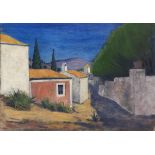 Werner Heldt 1904 Berlin - 1954 Sant'Angelo d'Ischia Häuser in Andraitx de Mallorca. 1932. Öl auf