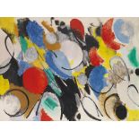 Ernst Wilhelm Nay 1902 Berlin - 1968 Köln Scheiben und Halbscheiben. 1955. Öl auf Leinwand.