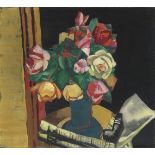 Max Beckmann 1884 Leipzig - 1950 New York Stilleben mit Rosen. 1927. Öl auf Leinwand. Göpel 270.