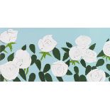 Alex Katz 1927 New York - lebt und arbeitet in New York White Roses. 2014. Farbserigrafie.