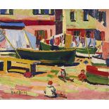 Auguste Herbin 1882 Quiévy - 1960 Paris Le vieux port de Bastia. 1907. Öl auf Leinwand. Nicht bei