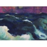 Emil Nolde 1867 Nolde/Nordschleswig - 1956 Seebüll/Schleswig-Holstein Hohe See unter violettem