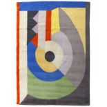 Sonia Delaunay-Terk 1885 Gradizsk (Ukraine) - 1979 Paris Pierrot Lunaire. 1986. Teppich. Verso mit