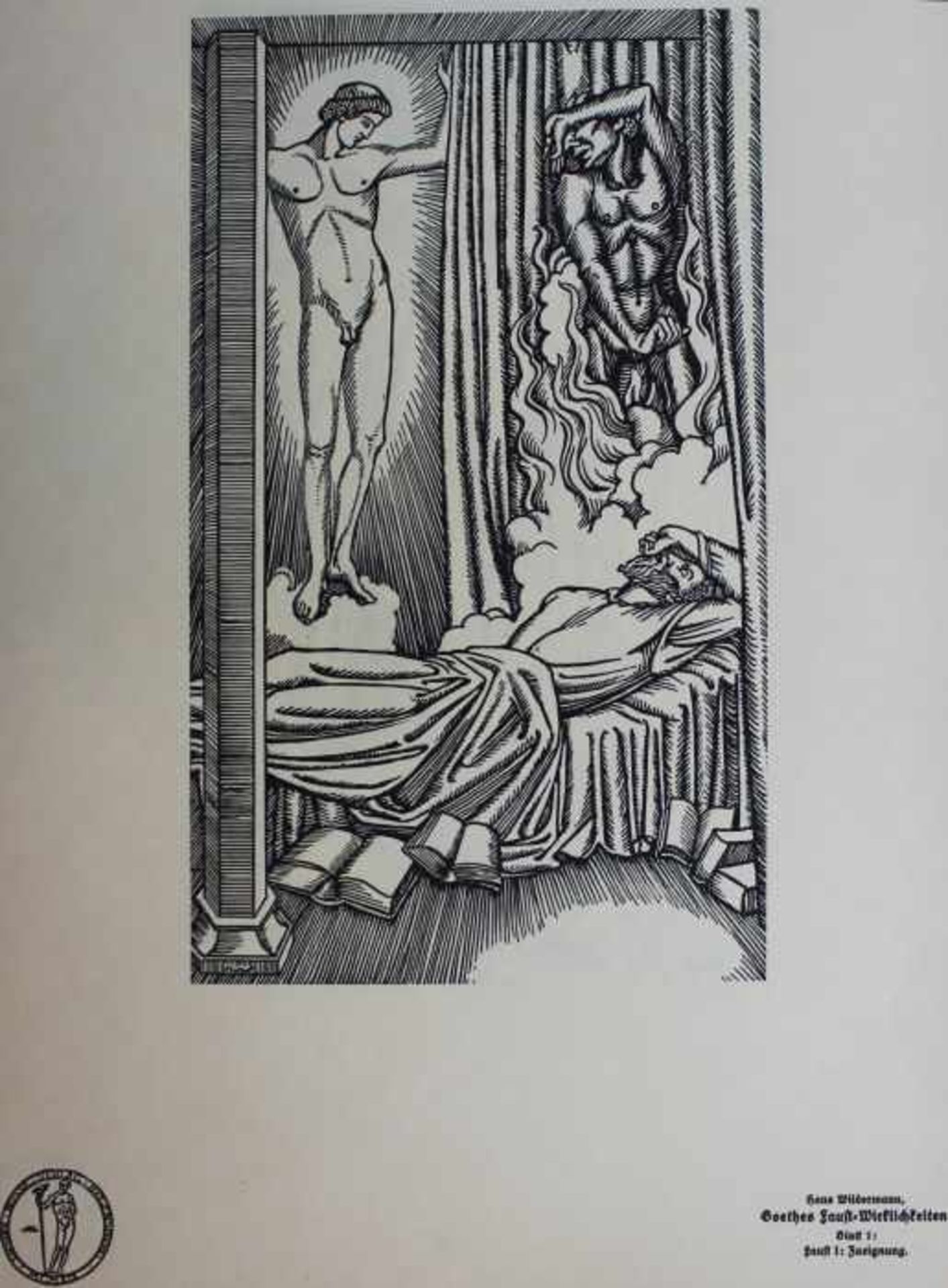 Lot Grafik - Hans Wilhelm Wildermann (1884 Kalk - 1954 Köln) zu "Faust - Wirklichkeiten, für den