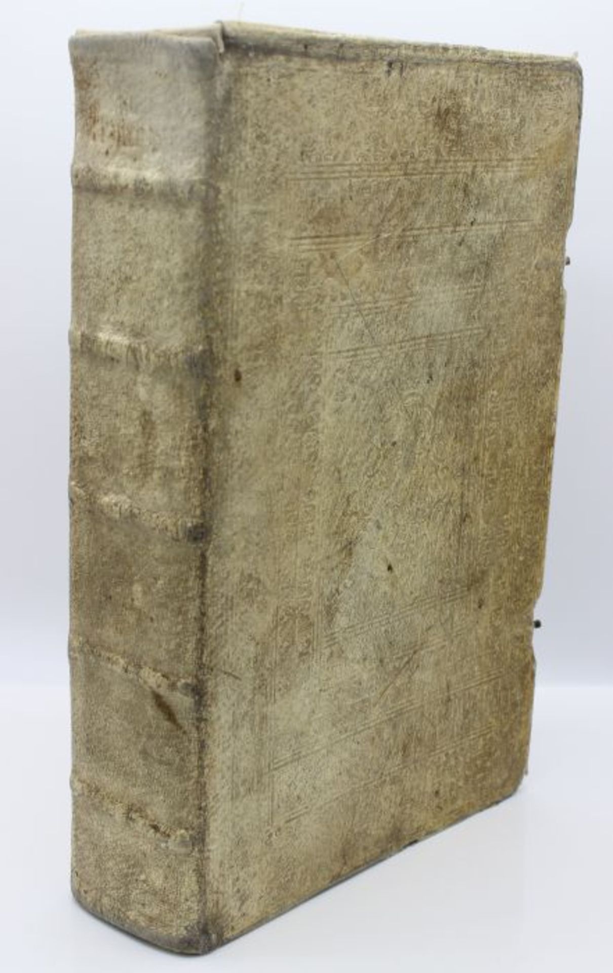 Buch aus dem 17./18.Jahrhundert "Artzney-Buch", Ledereinband mit Prägung, Messingschließen, starke