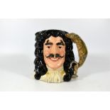 A Royal Doulton large colourway character jug of Captain Hook D6947