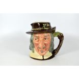 A Royal Doulton Large Character Jug Izaak Walton D6404, with Stoke On Trent Jubilee Backstamp