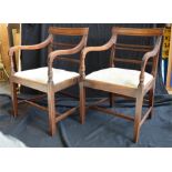A pair of Regency chairs