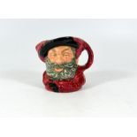 A Royal Doulton small character Jug, Falstaff in a different colourway