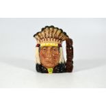 A Royal Doulton small prototype character Jug, The American Indian