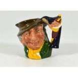 A Royal Doulton miniature size character jug Punch and Judy man.