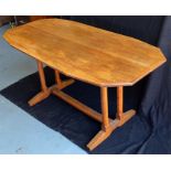 A Cotswold school oak refectory table Circa 1950.