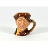 A Royal Doulton miniature size character jug Pearly Boy.