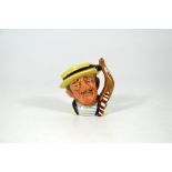 A Royal Doulton miniature character jug Gondolier D6595