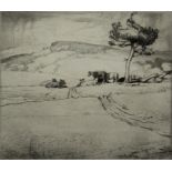 Leslie Moffat Ward RE SGA (British, 1888-1978), 'In the Cotswolds', etching
