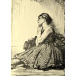 Leslie Moffat Ward RE SGA (British, 1888-1978), 'Reverie', lithograph