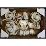 A part Coalport tea service, circa 1830