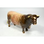 A Beswick figure - Dairy Shorthorn Bull, model 1504