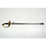 A miniature German World War One officer's sword complete with portepee knot and scabbard