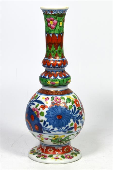 A Meissen Persian shaped bottle vase