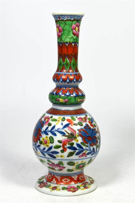 A Meissen Persian shaped bottle vase - Image 2 of 3
