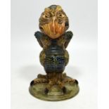 An Andrew Hull Pottery stoneware grotesque bird 'Edwin', modelled by Andrew Hull