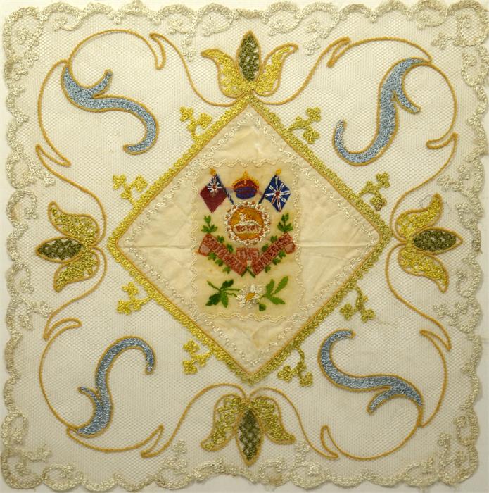 A South Wales Borderers regimental framed embroidery - Image 2 of 3
