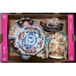 A mixed tray lot of ceramic items