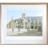 PICTURE OF SHERBORNE SCHOOL LTD ED SIGNED BY HEAD MASTER