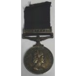 GENERAL SERVICE MEDAL QE11 WITH MALAYA CLASP TO 23075979 PTE S.W.HARVEY R.HAMP