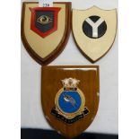 3 HERALDIC SHIELDS INC HMS SWALLOW