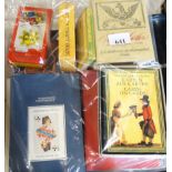 5 BOOKS ON PLAYING CARDS & 5 PACKS TAROT CARDS