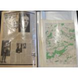 10 WW2 MAPS & 1939 NEWSPAPER