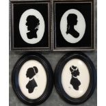 4 SMALL SILHOUETTES