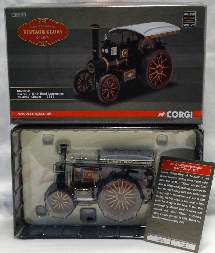 CORGI VINTAGE GLORY OF STEAM ROAD LOCO - CLINKER