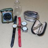 TRAY OF WATCHES & RONSON LIGHTER