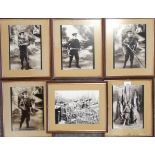 6 FRAMED PRINTS FRENCH 1st WW