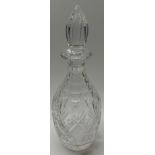 ROYAL DOULTON CUT GLASS DECANTER