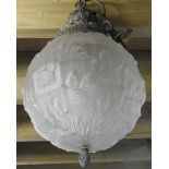 FROSTED GLASS CEILING LIGHT GLOBE
