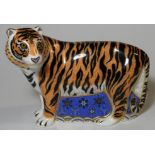 ROYAL CROWN DERBY PAPERWEIGHT SIBERIAN TIGER 102 OF 750