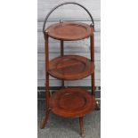 MAHOGANY CAKESTAND