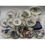 27 PIN DISHES INC HUMMEL, SPODE, WORCS + ARABIA