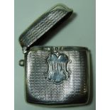 SILVER VESTA CASE BIRMINGHAM 1901